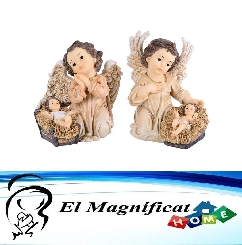 ANGEL CON NIÑO JESUS 17 CMS (2 DISEÑOS)