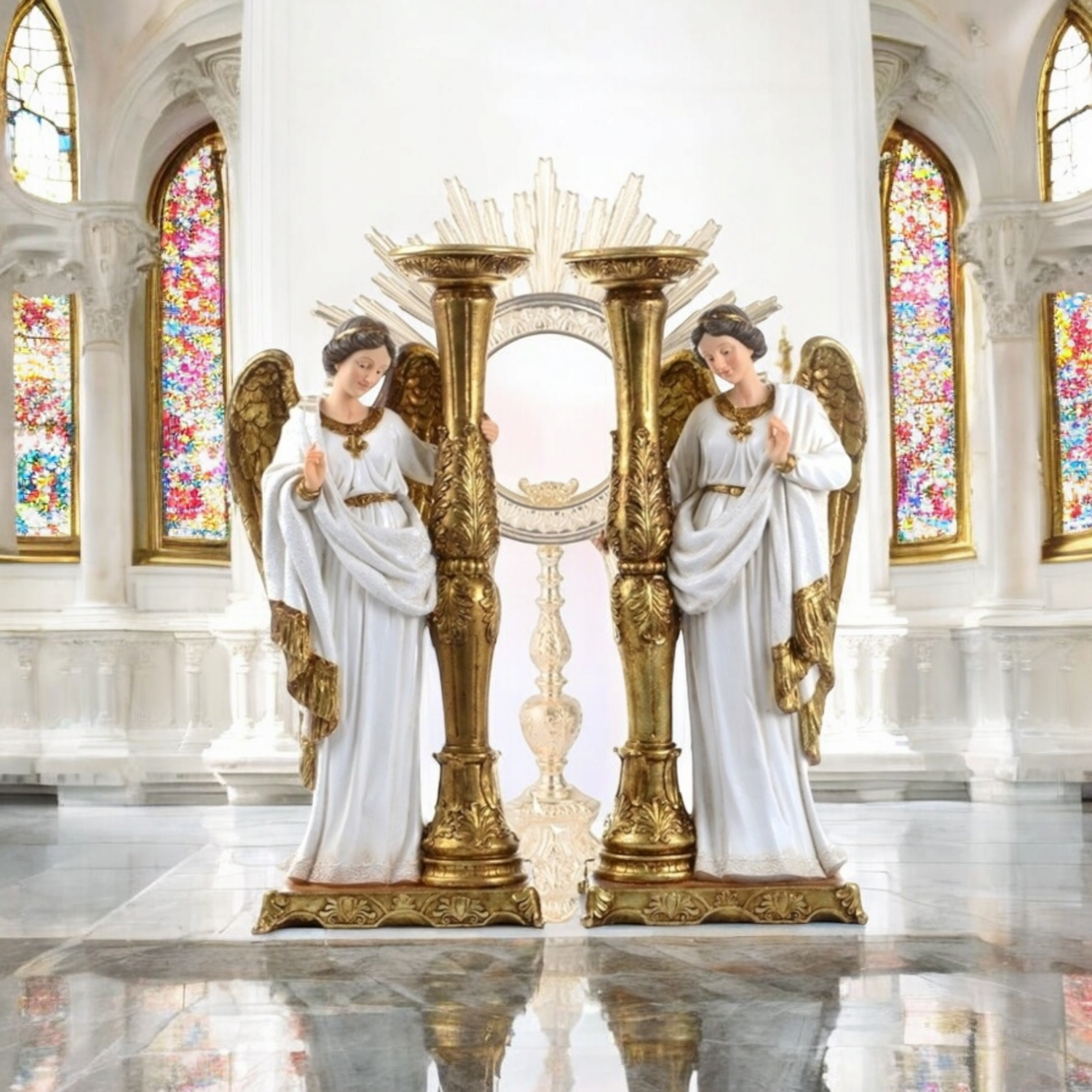 JUEGO DE ANGEL CUSTODIOS (PAR) 45 cms