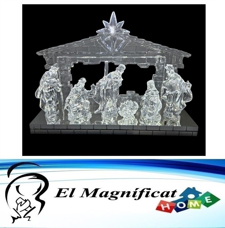 NACIMIENTO PLASTICO CON LUZ Y MUSICA