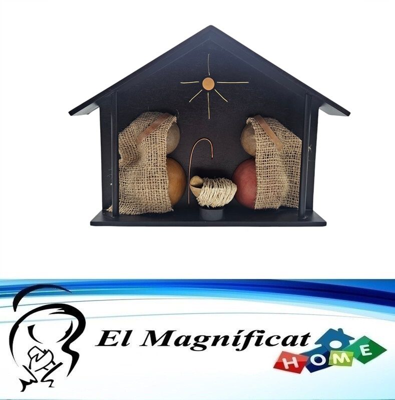 NACIMIENTO EN MADERA Y MORRO 22 CMS