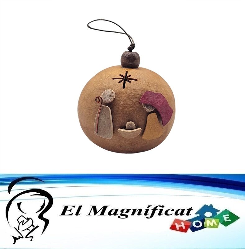 NACIMIENTO DE BOLA EN MADERA Y MORRO 4 CMS