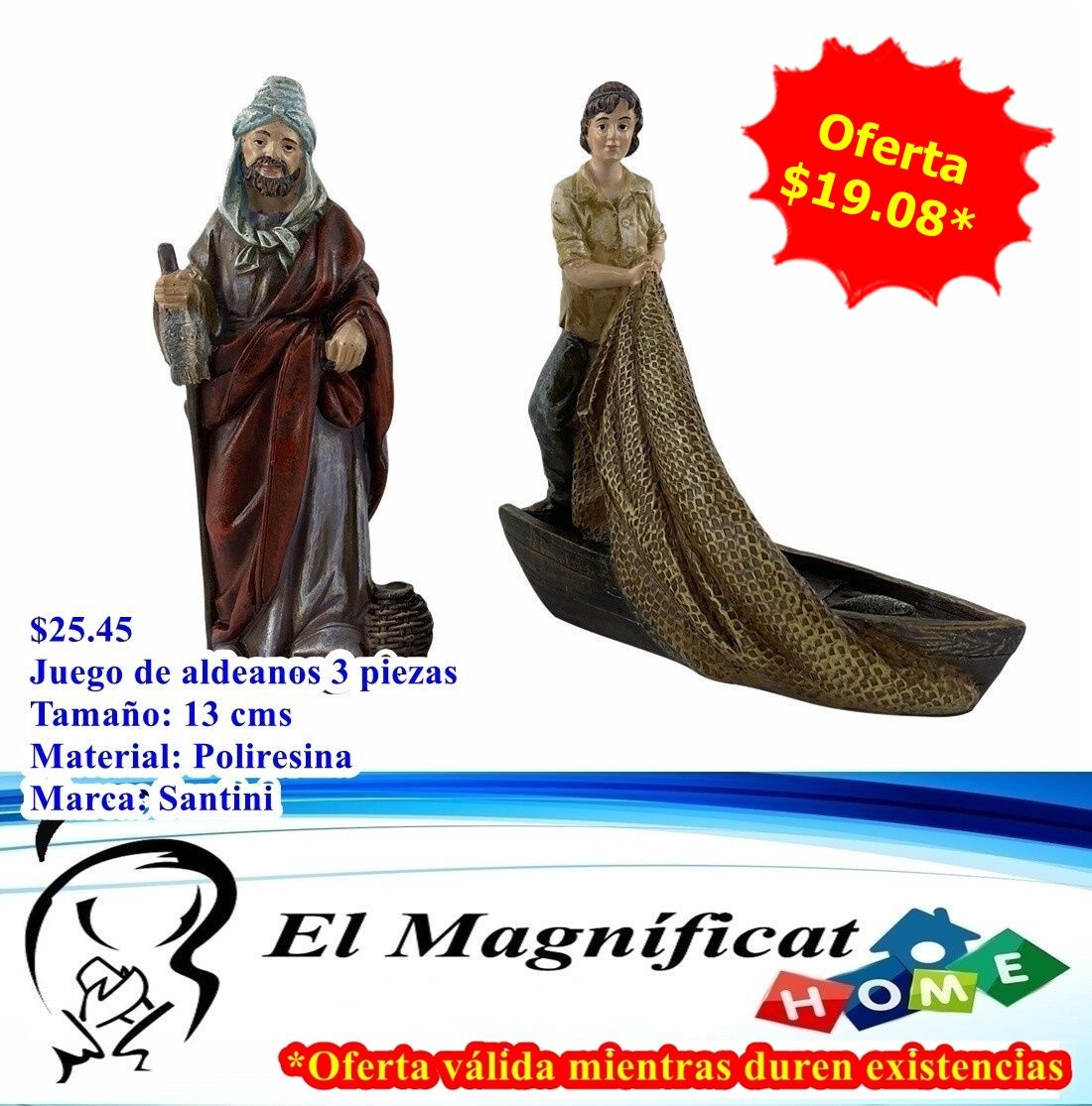 ALDEANOS PESCADORES 13 CMS