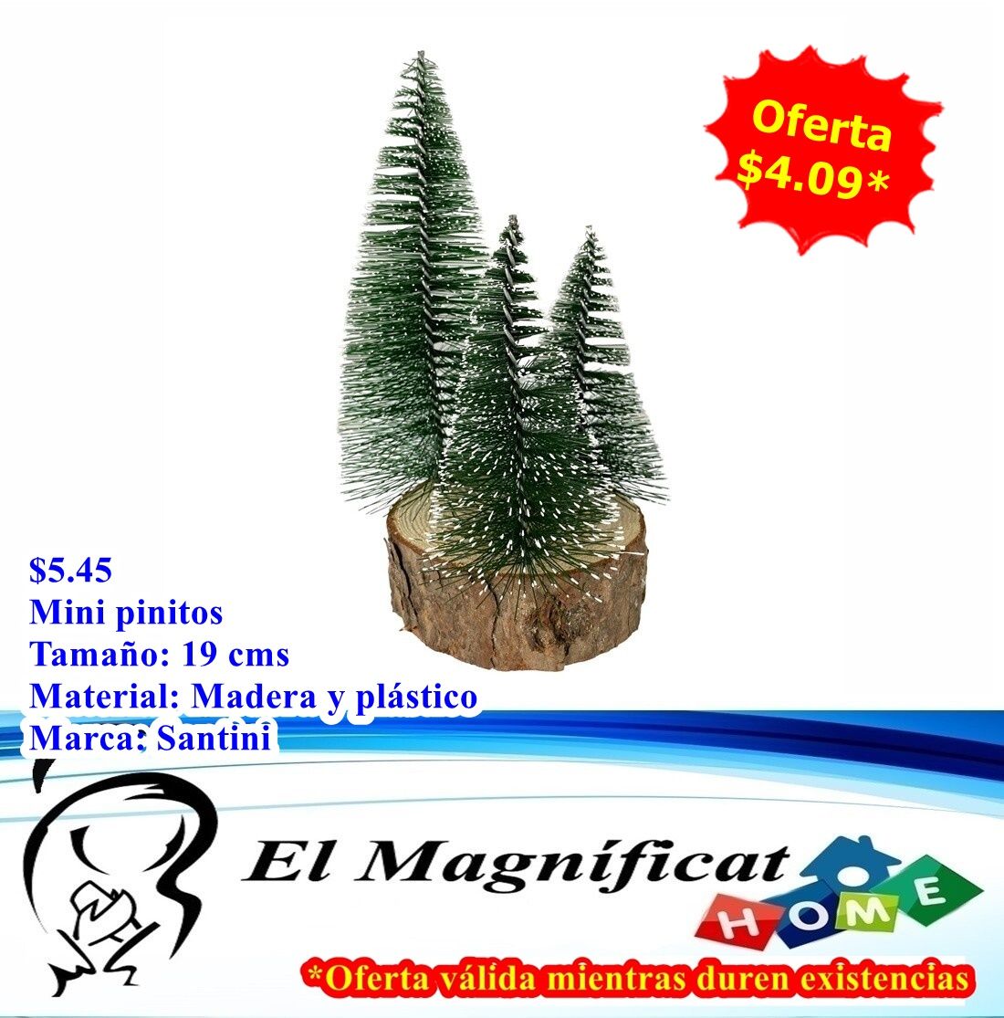 PINOS NAVIDEÑOS 19 CMS