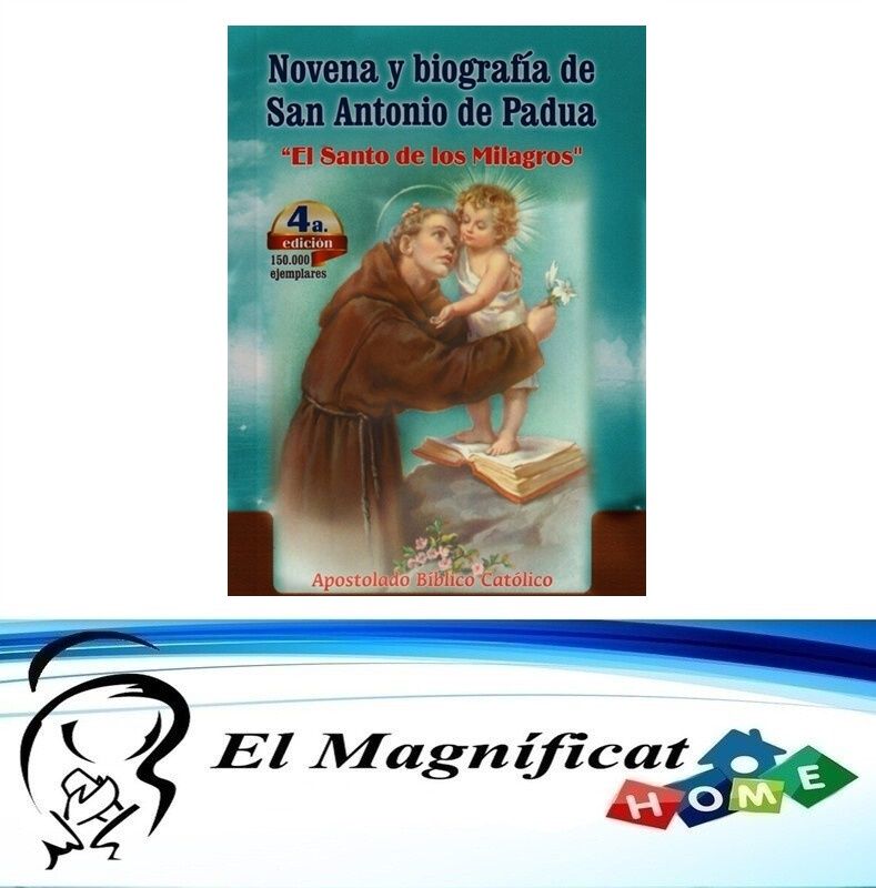 NOVENA Y BIOGRAFIA DE SAN ANTONIO DE PADUA