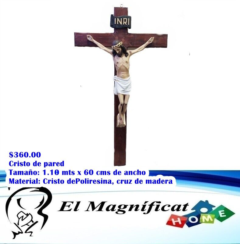 CRISTO MEDIANO PARA PARED 1.10 MTS X 60 CMS