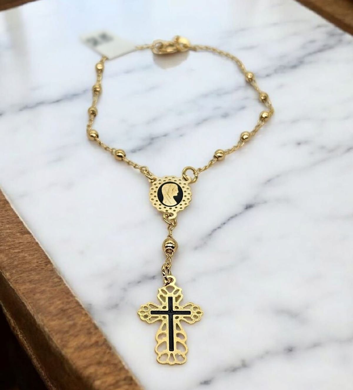 PULSERA DECENARIO ENCHAPADA EN ORO