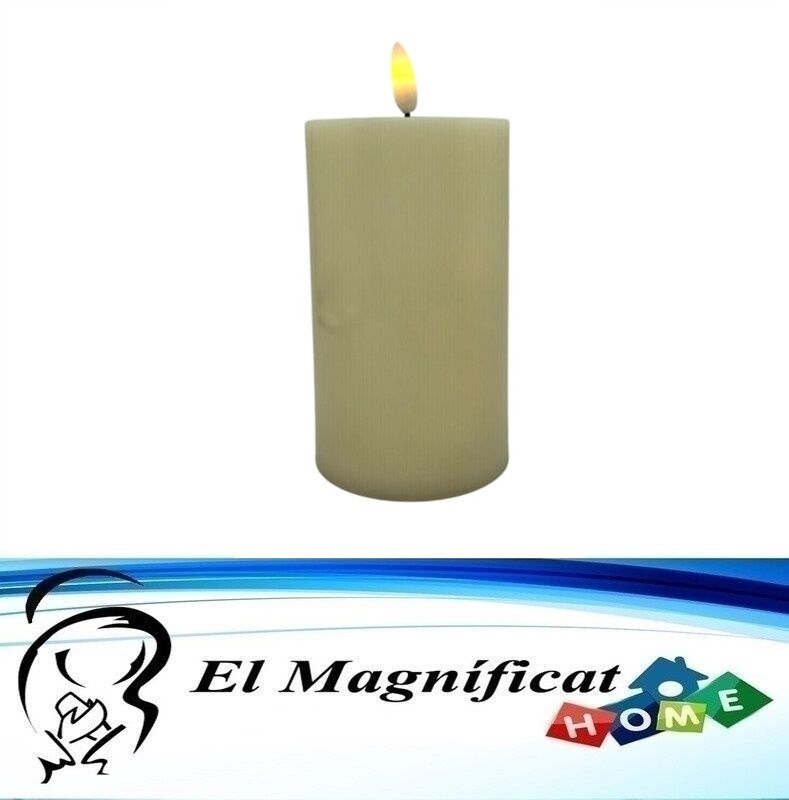 VELA CON BATERIA (15 CMS DE ALTO X 7 CMS DE ANCHO)