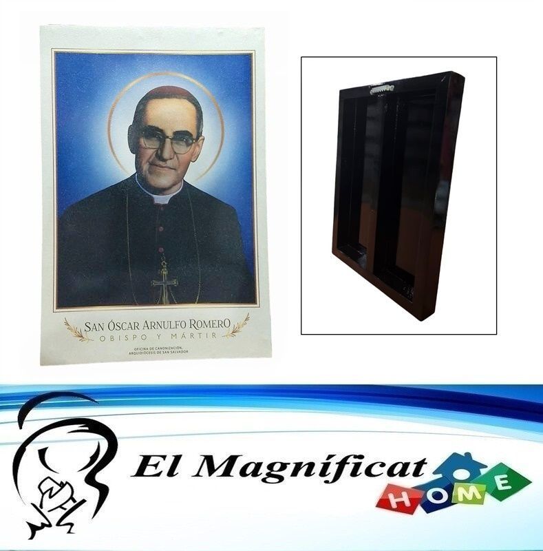 CUADRO MONSEÑOR ROMERO 48 CMS X 35 CMS