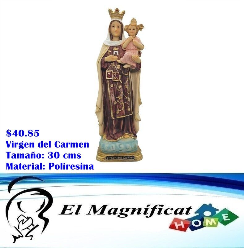 VIRGEN DEL CARMEN 30 CMS