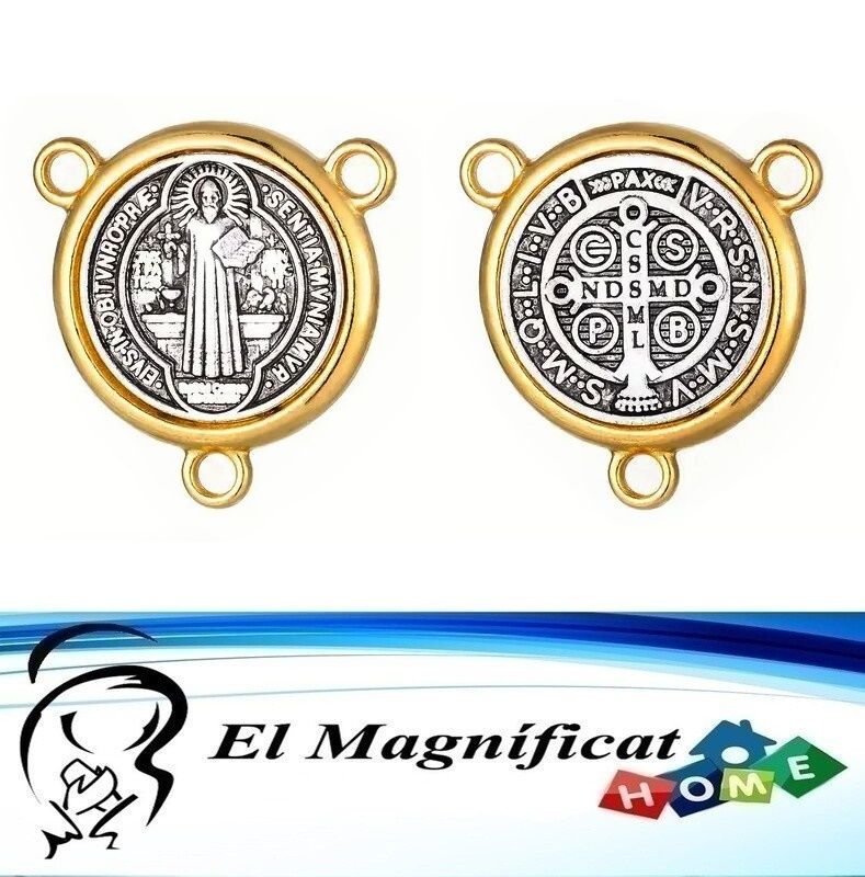 CRUCERO MEDALLA DE SAN BENITO (1.5 CMS DE DIAMETRO)