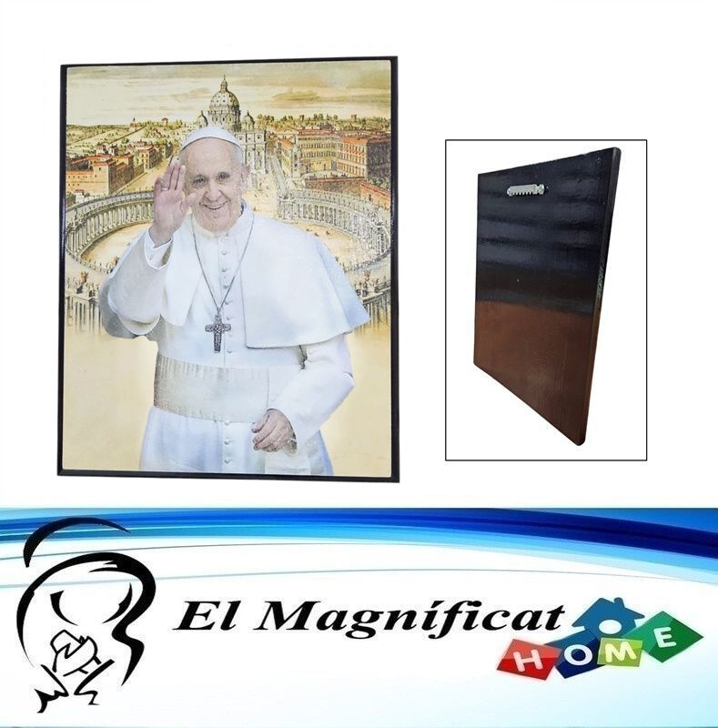 CUADRO DEL PAPA FRANCISCO (28 CMS X 23 CMS)