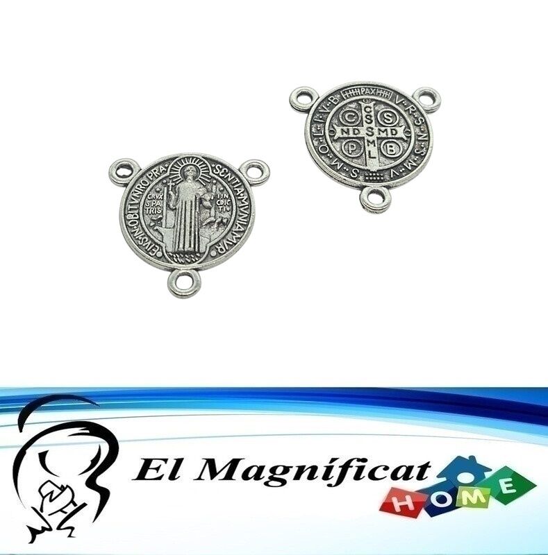 CRUCERO MEDALLA DE SAN BENITO (ZINC)