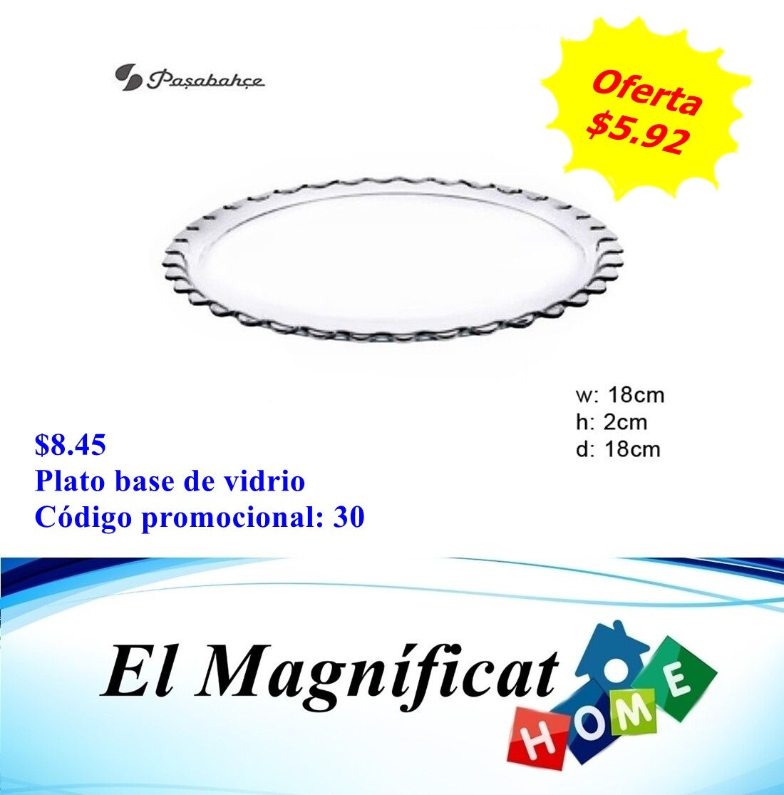 PLATO TIPO MAXI 37 CMS