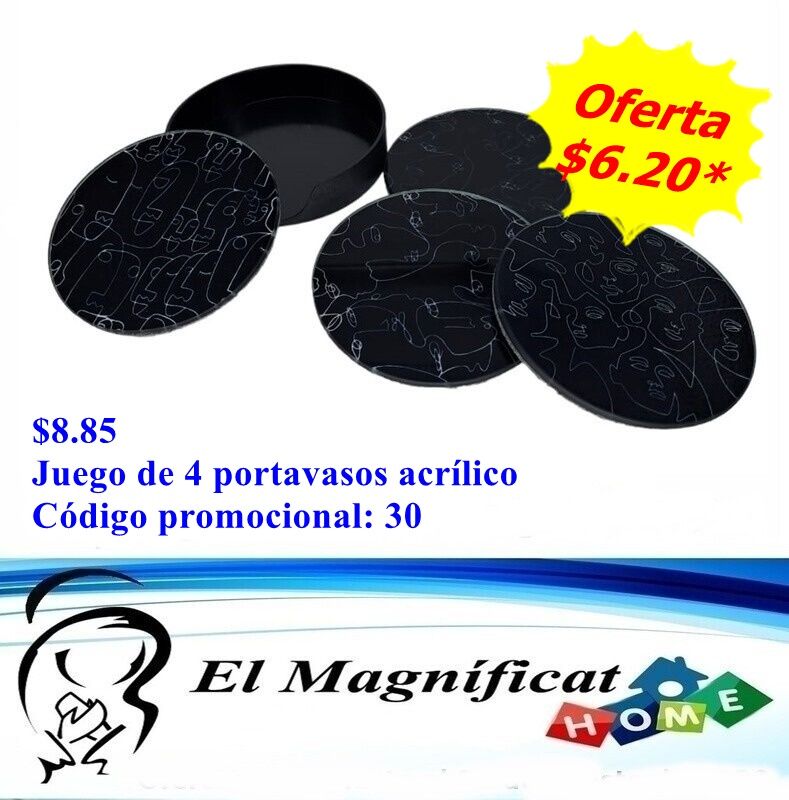 JUEGO DE PORTAVASOS 4 PIEZAS