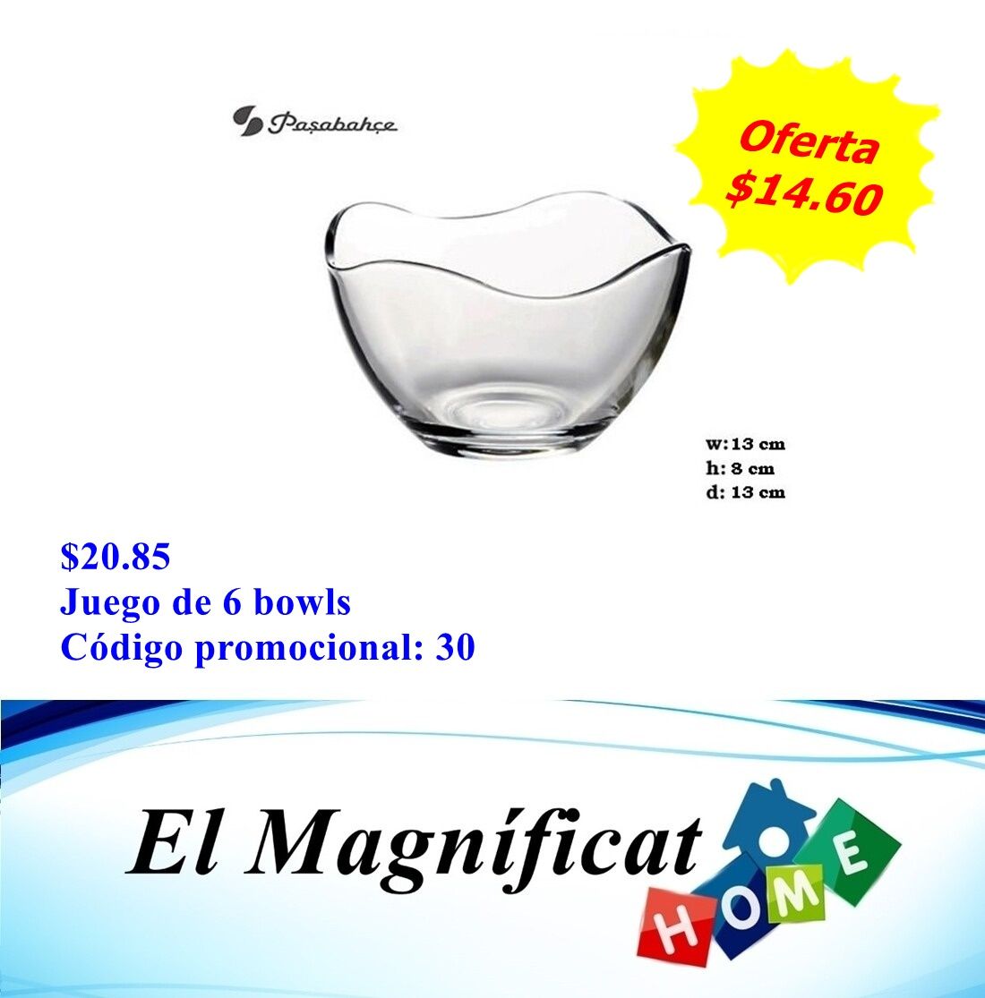 JUEGO DE 6 BOWL