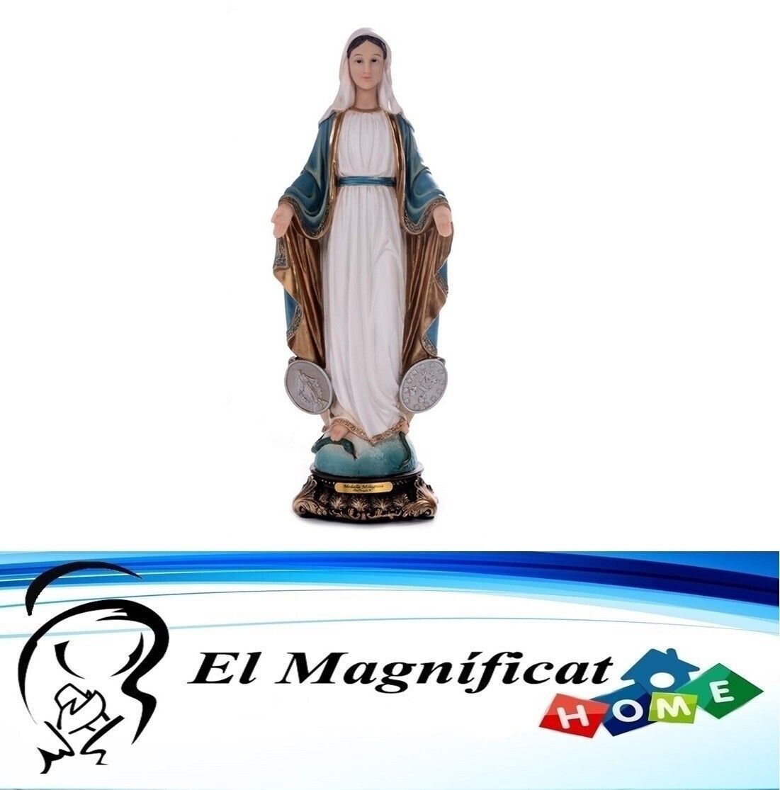VIRGEN MEDALLA MILAGROSA 30 CMS