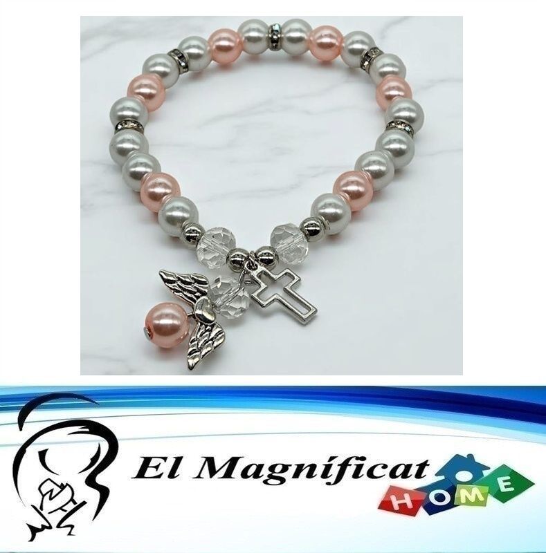 PULSERAS CON PERLAS COLOR PASTEL