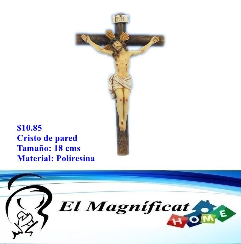 CRISTO DE PARED 18 CMS
