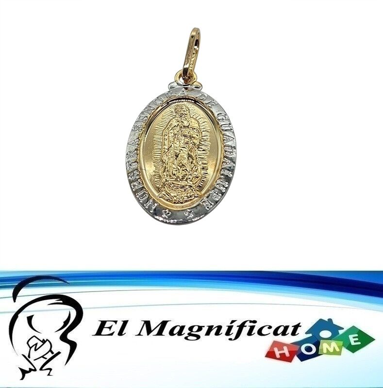 DIJE MEDALLA ENCHAPADA VIRGEN DE GUADALUPE 2 CMS