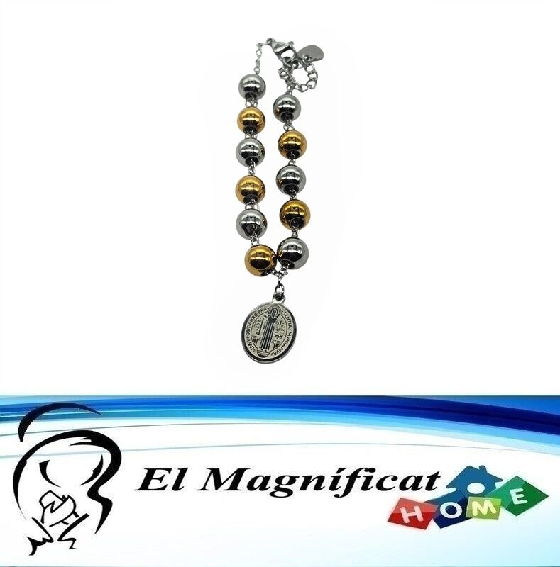 PULSERA DE ACERO DE SAN BENITO
