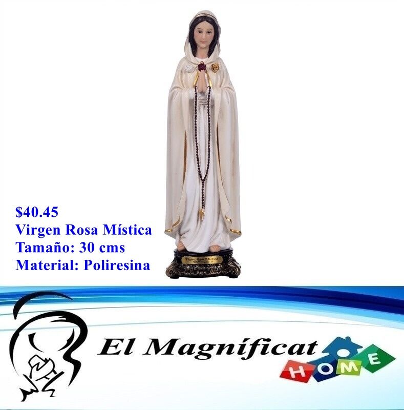 VIRGEN ROSA MISTICA 30 CMS