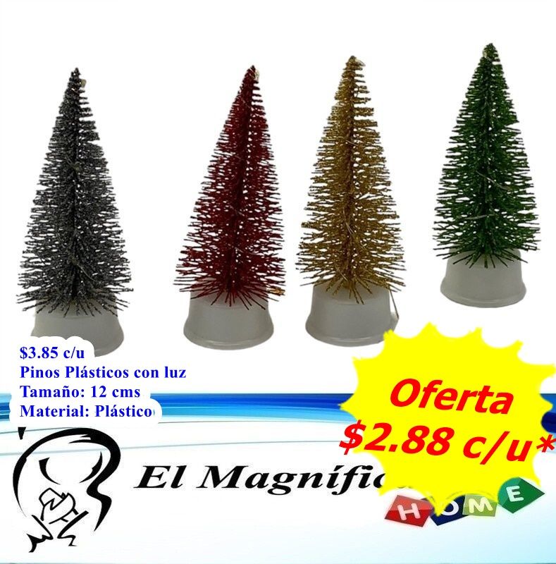 PINO MINI CON LUZ SURTIDO 12 CMS