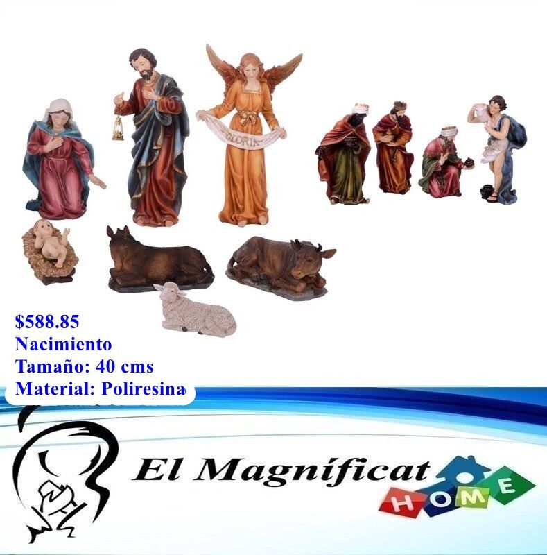 NACIMIENTO 12 PIEZAS 40 CMS