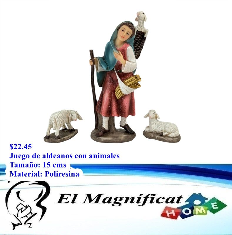 ALDEANO CON ANIMALES