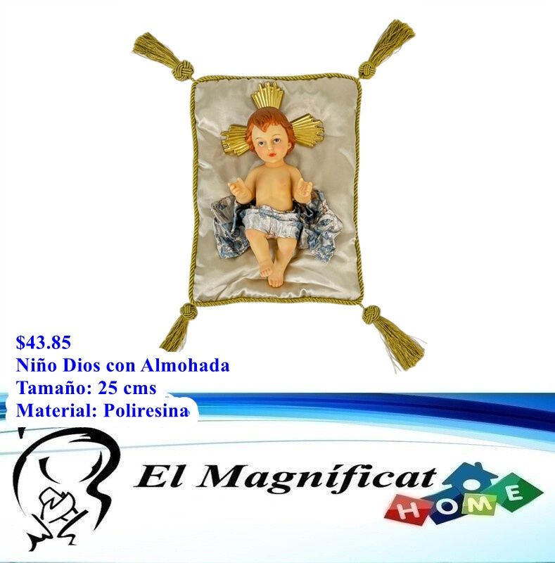 NIÑO DIOS CON ALMOHADA