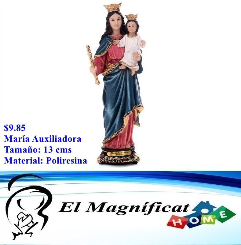 VIRGEN MARIA AUXILIADORA 13 cms