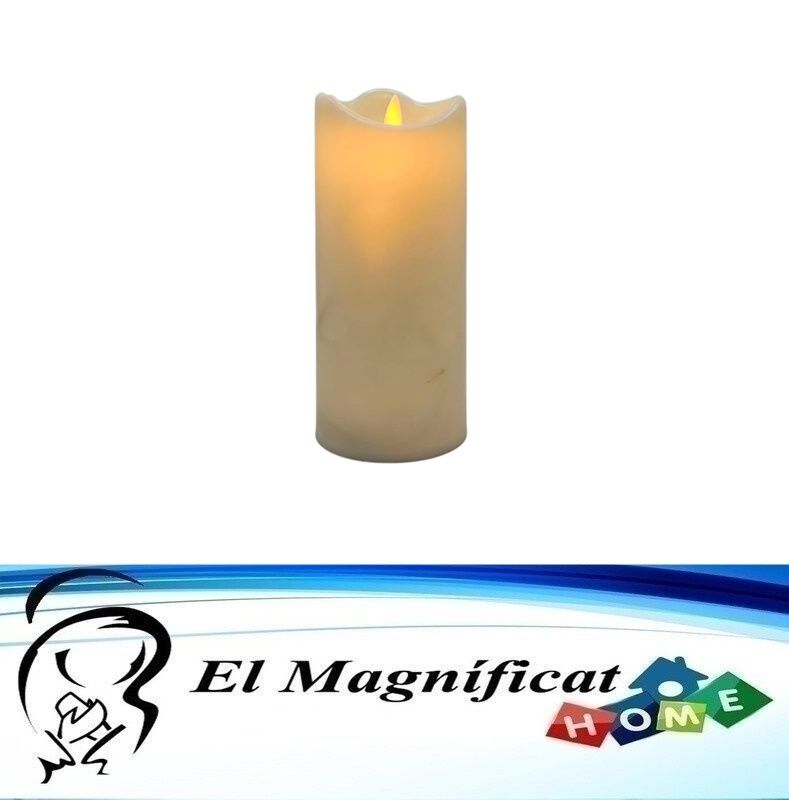 SIMIL VELA DE CERA A BATERÍAS 17 CMS