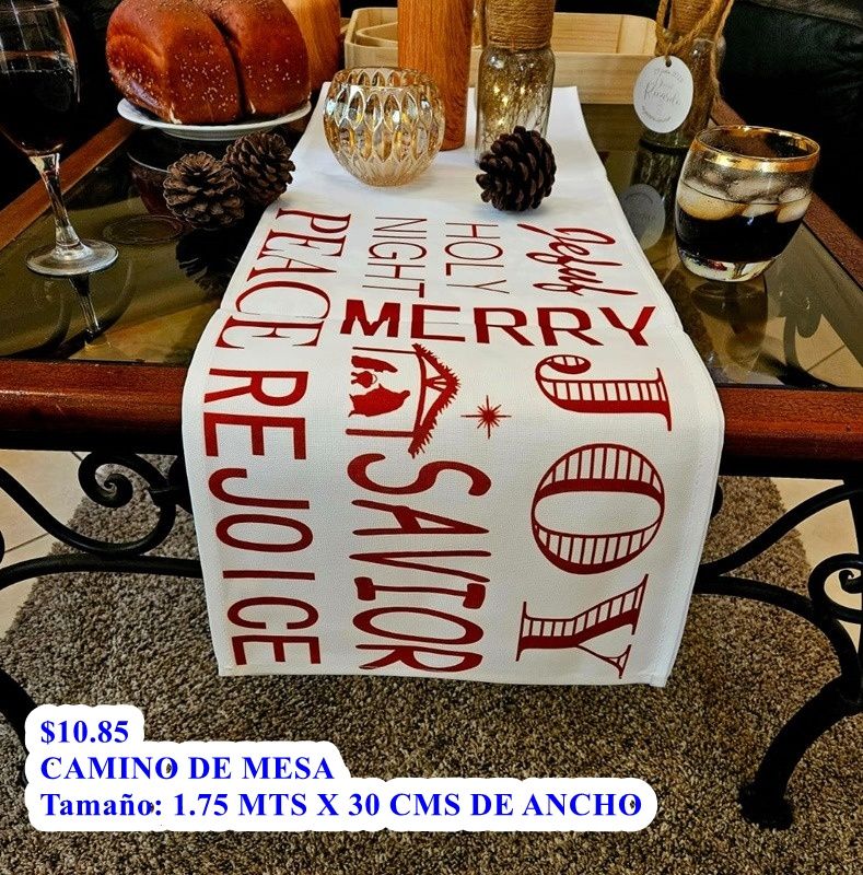 CAMINO DE MESA 1.75 MTS X 30 CMS DE ANCHO CDX