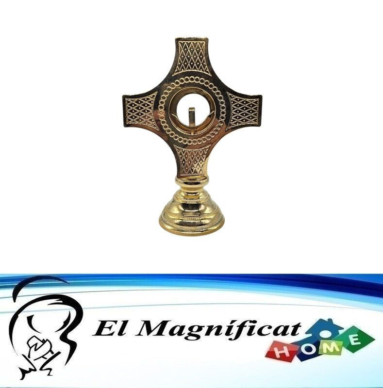 CUSTODIA PEQUEÑA EN CRUZ 16 CMS DE ALTO