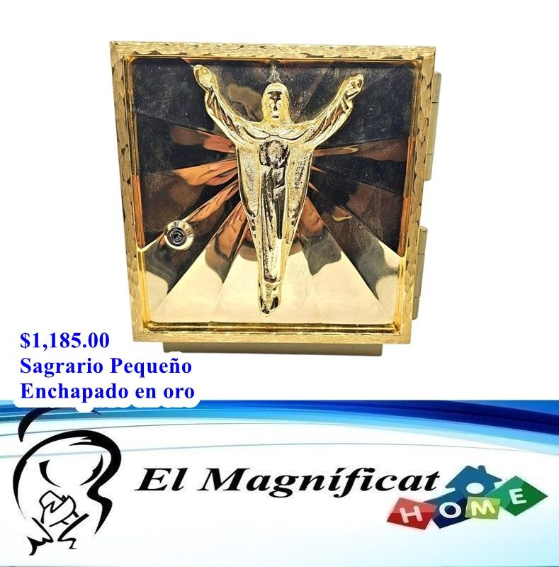 SAGRARIO PEQUEÑO ENCHAPADO EN ORO