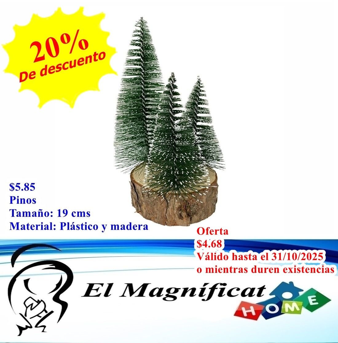 PINOS NAVIDEÑOS 19 CMS
