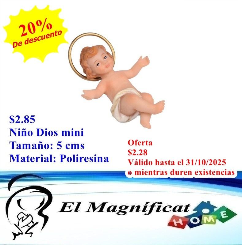 NIÑO DIOS MINIATURA 5 CMS