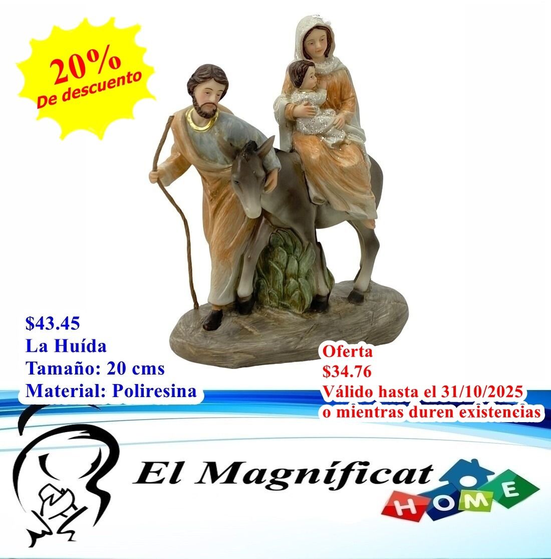 LA HUIDA 20 CMS