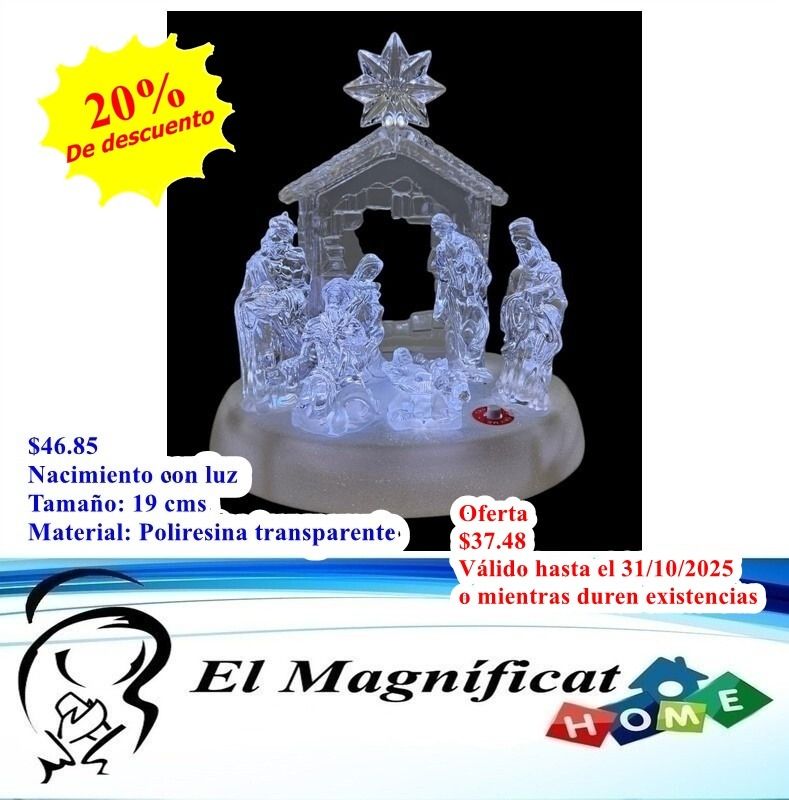 NACIMIENTO CON LUZ 19 CMS