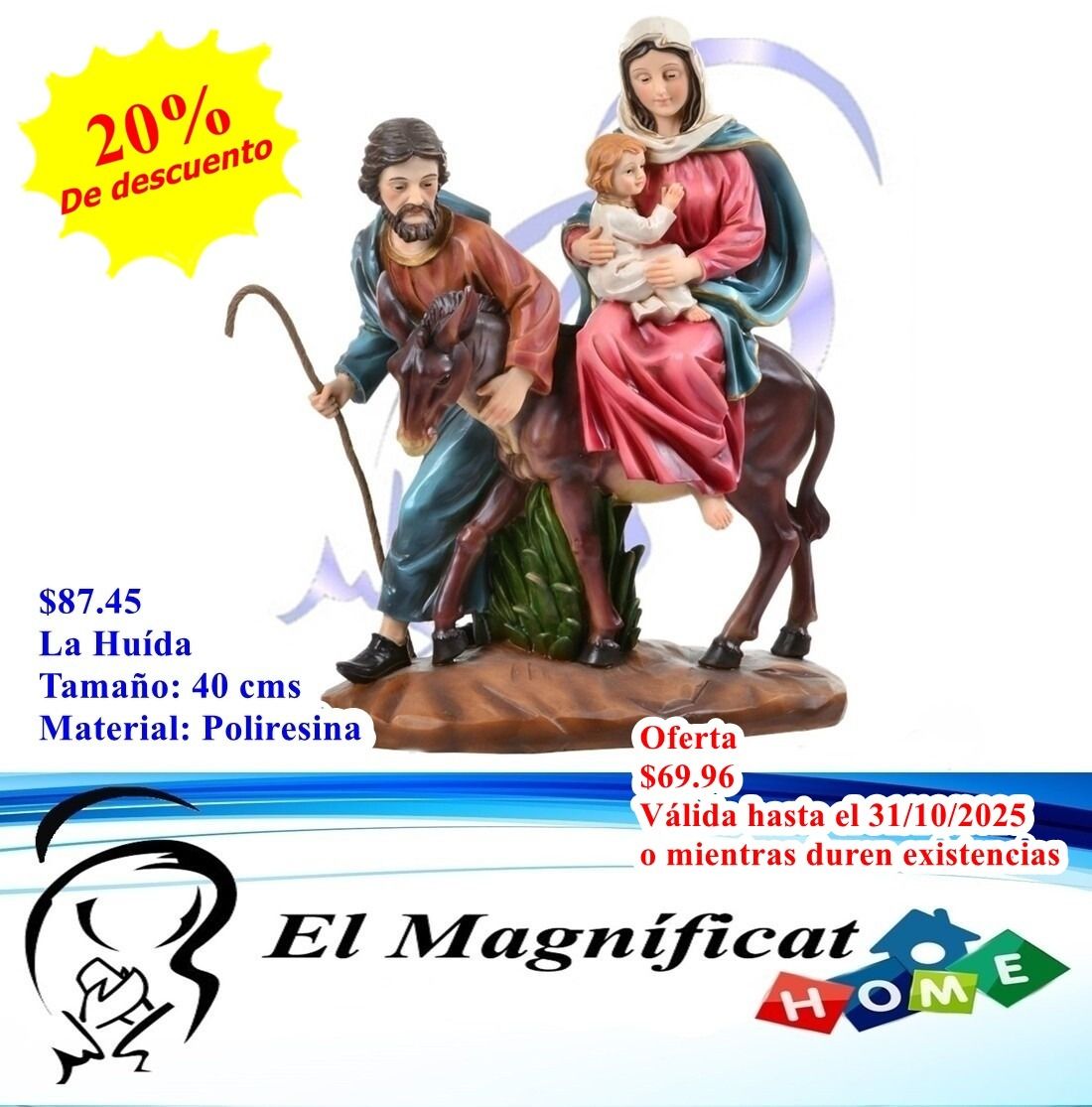 LA HUIDA 40 CMS