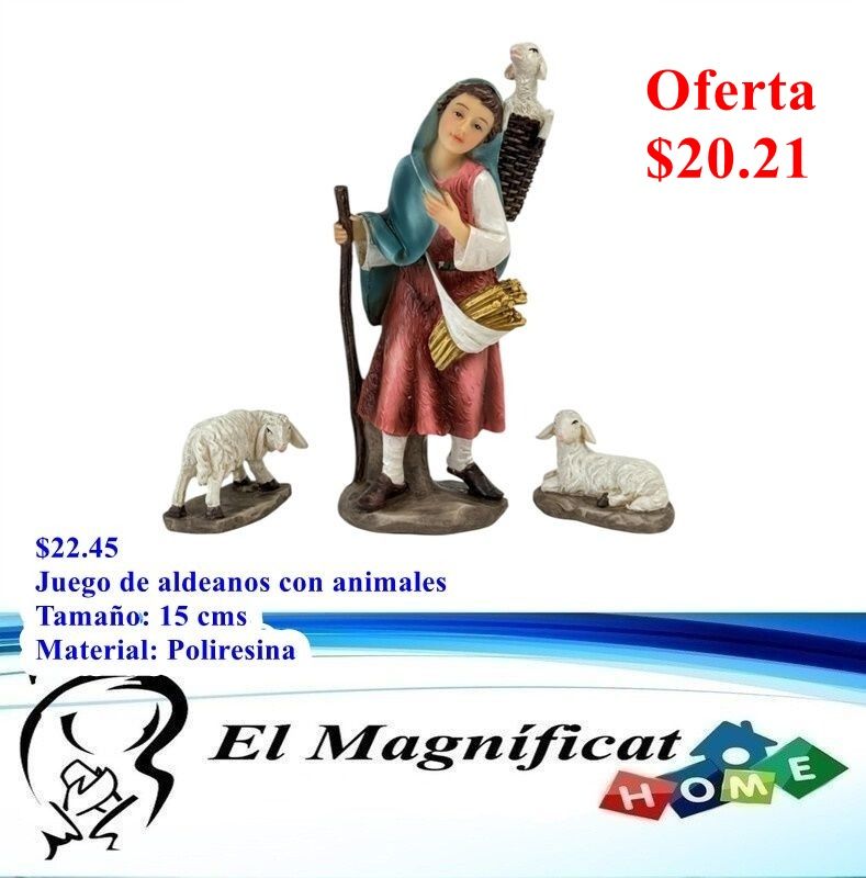 ALDEANO CON ANIMALES