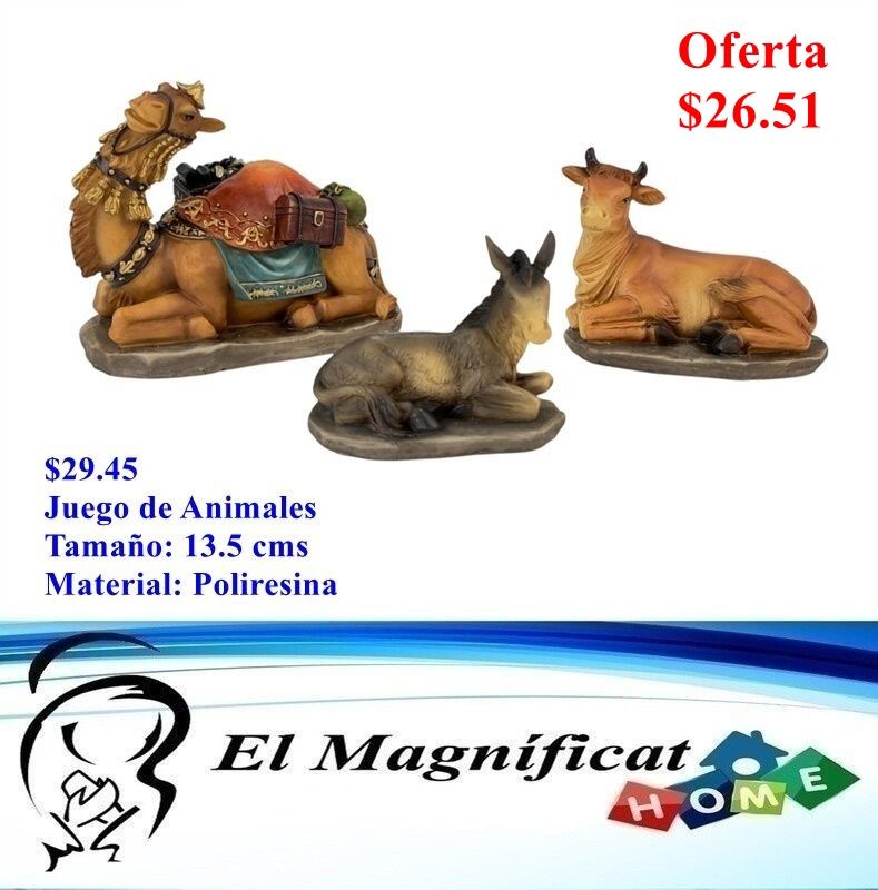 JUEGO DE ANIMALES 13.5 CMS