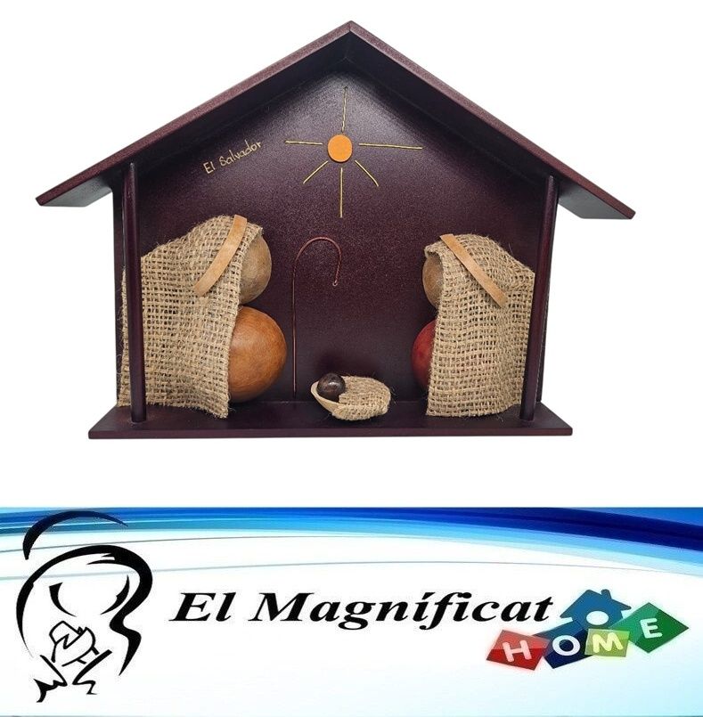 NACIMIENTO EN MADERA Y MORRO 22 CMS