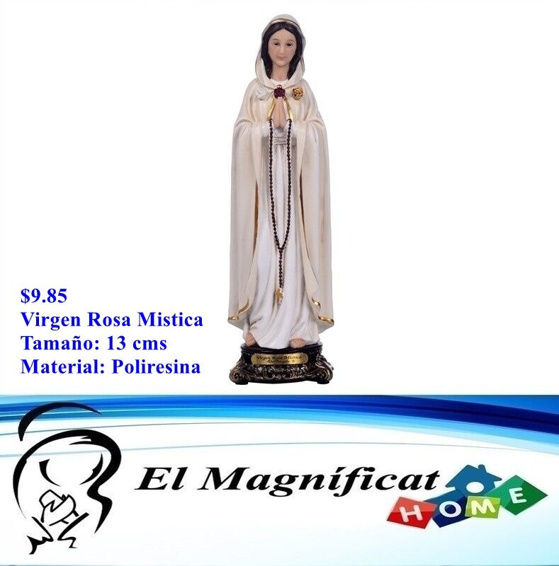 VIRGEN ROSA MISTICA 13 CMS