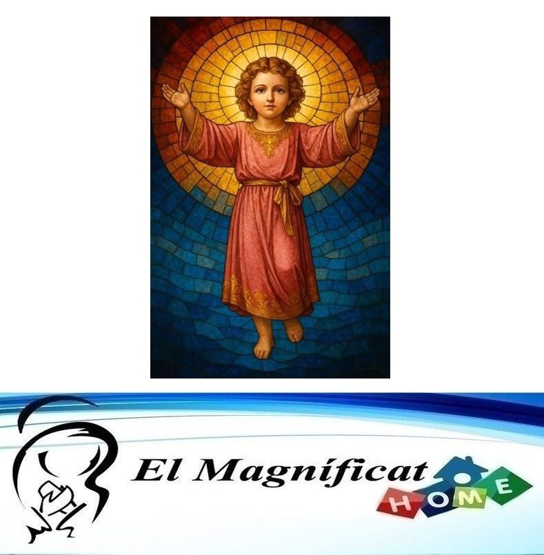 CUADRO DIVINO NIÑO TIPO CANVA 50 CMS X 30 CMS