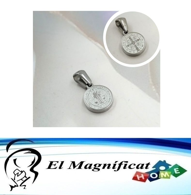 DIJE MEDALLA DE SAN BENITO 1 CMS DE DIAMETRO