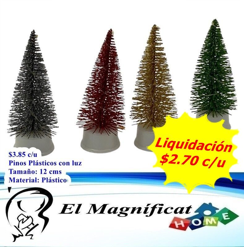 PINO MINI CON LUZ SURTIDO 12 CMS