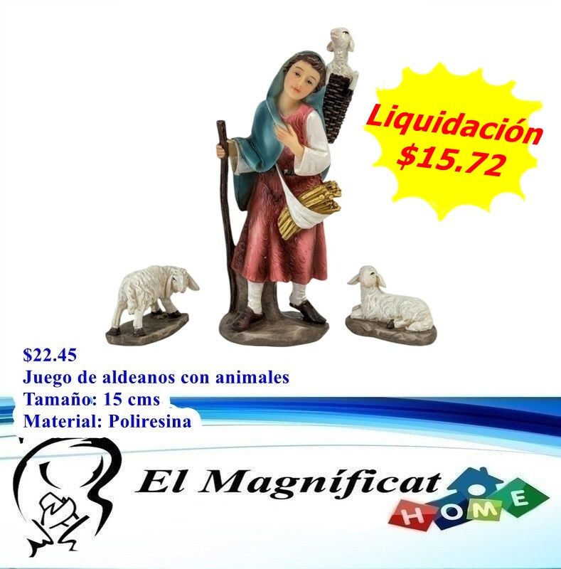 ALDEANO CON ANIMALES