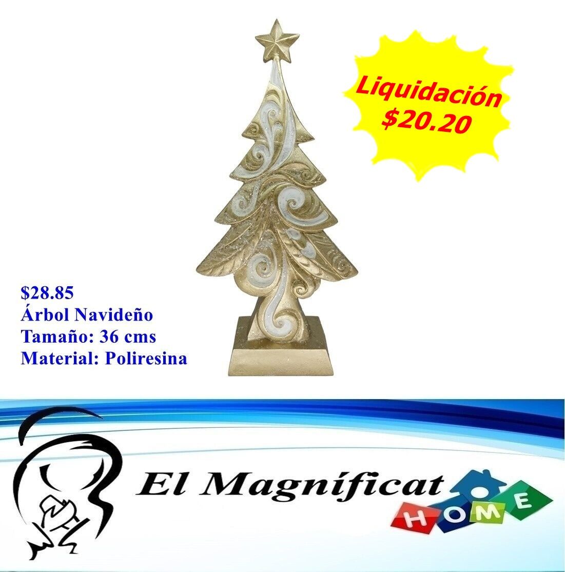 ARBOL NAVIDEÑO 36 CMS