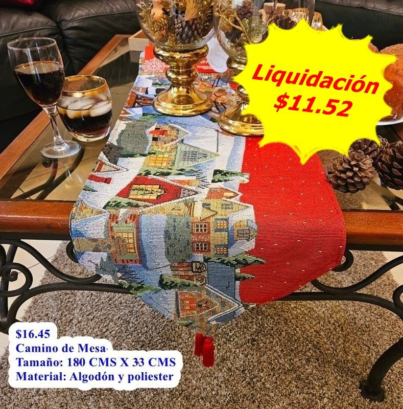 CAMINO DE MESA 180 CMS X 33 CMS CDX