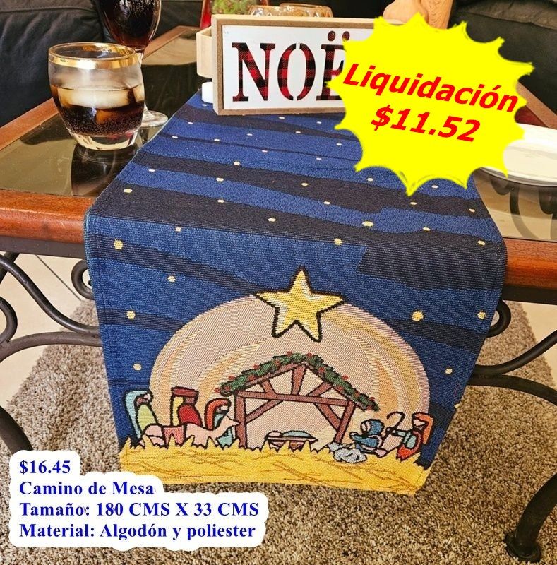 CAMINO DE MESA 1.80 MTS DE LARGO X 33 CMS DE ANCHO CDX